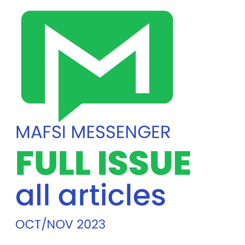 MAFSI MESSENGER FULL ISSUE - Oct/Nov 2023